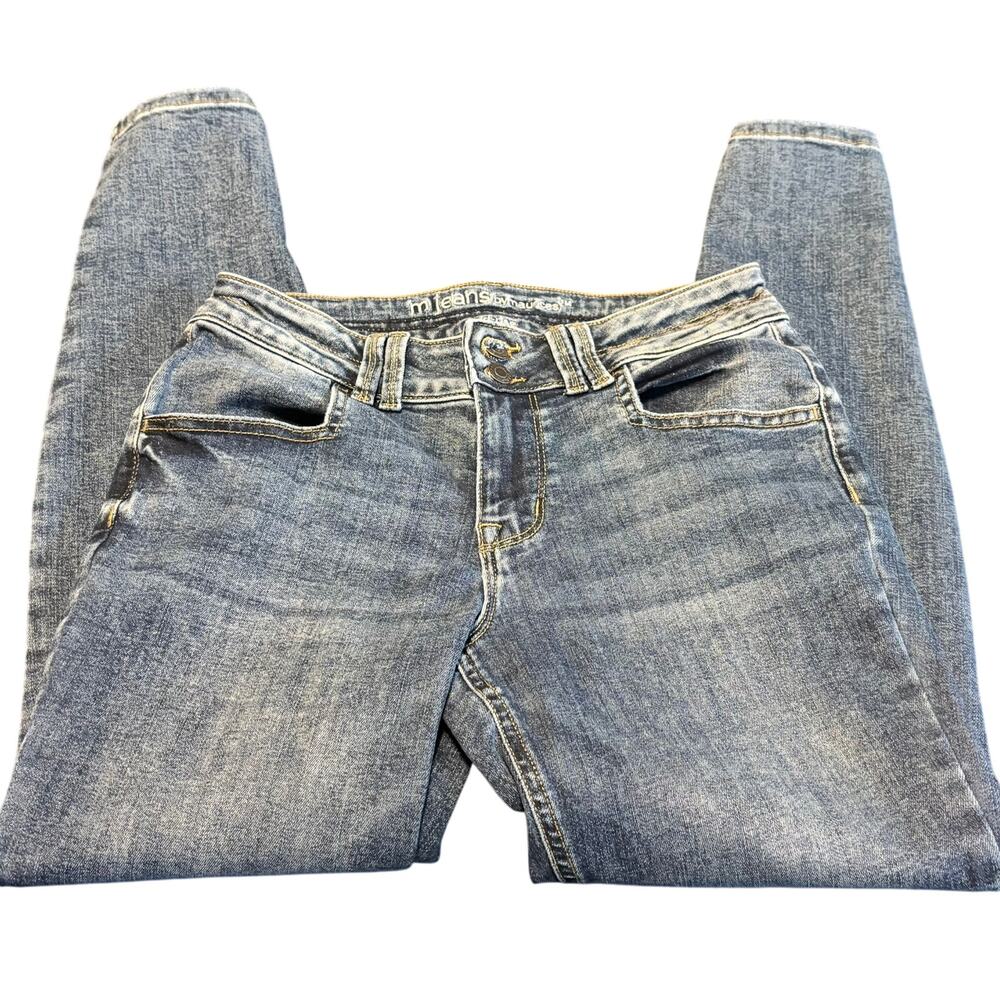 Maurices M Jeans Mid-Rise Skinny Jeans Women’s Medium Short Medium Wash Denim